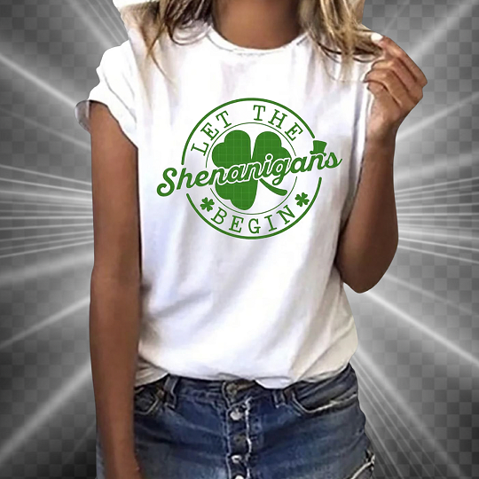 Let The Shenanigans Begin Short Sleeve T-Shirt