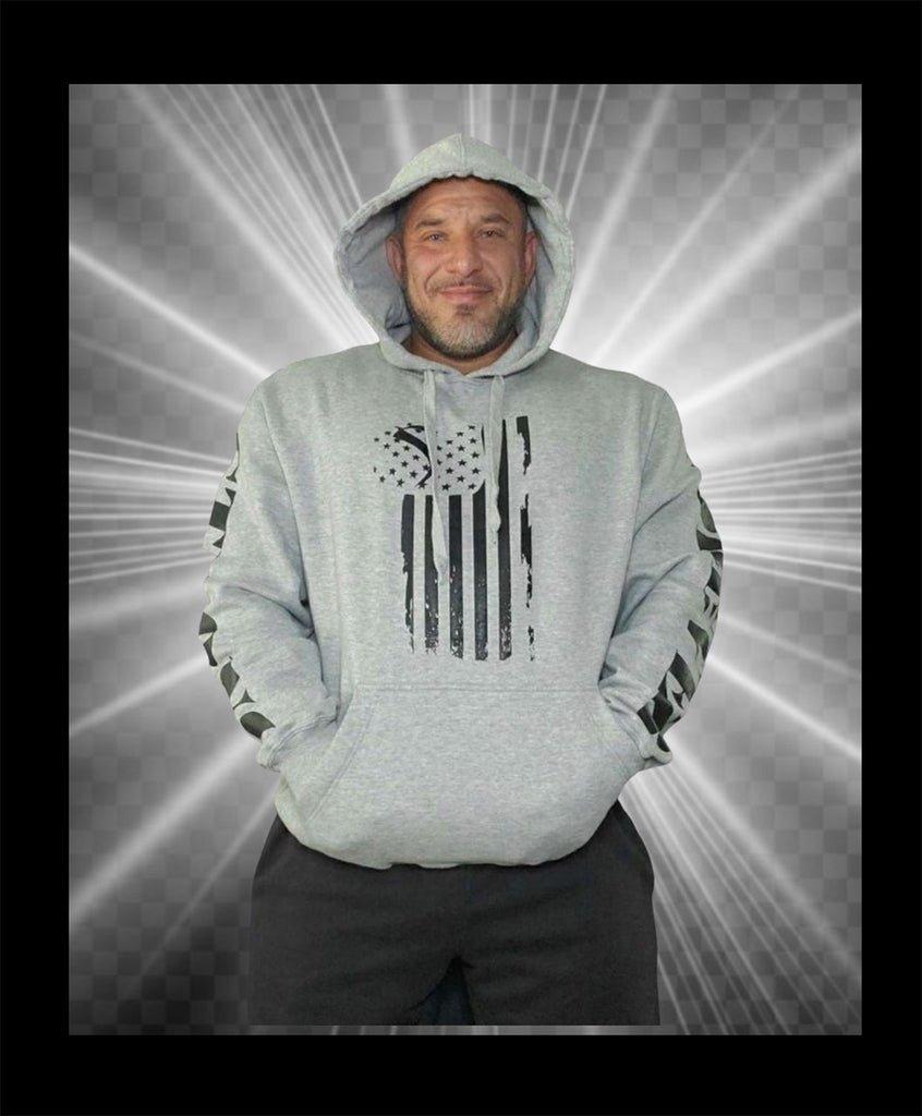 Men's Heather Grey Pullover Hoodie