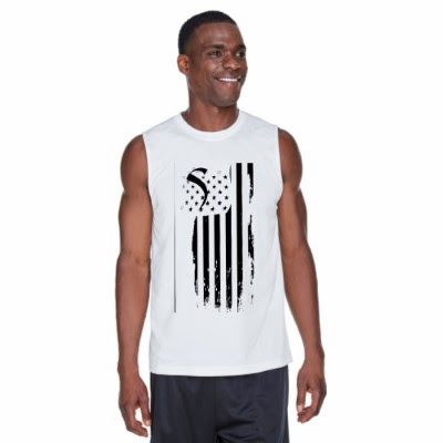 Muscle T-Shirt American Flag