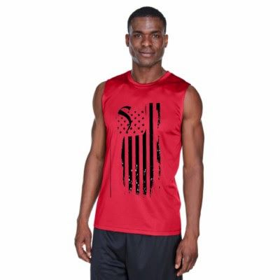 Muscle T-Shirt American Flag